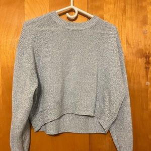 Light blue H&M knitted/ crocheted sweatshirt top